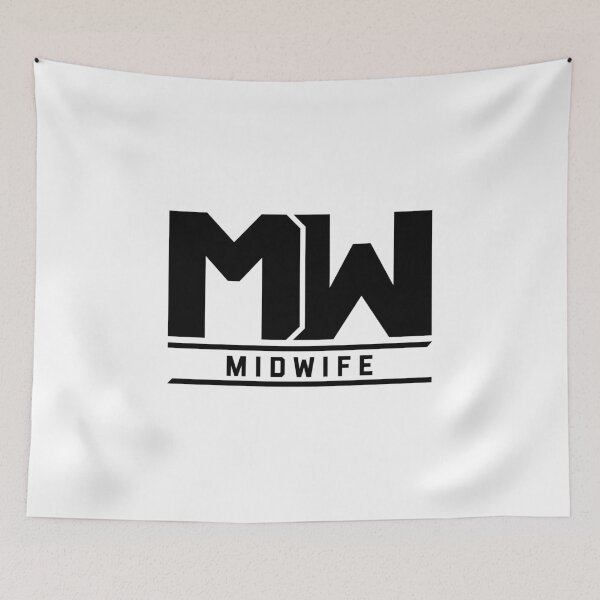 Item preview, MW Midwife - Bold Professional Badge Design designed and sold by medicalkinoko.