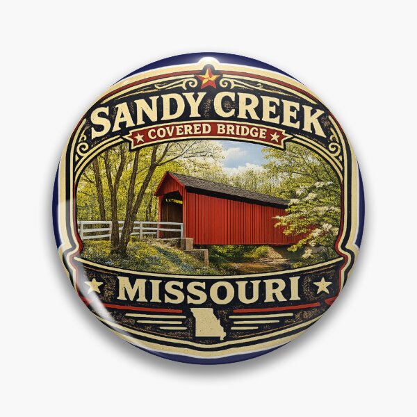 Item preview, Sandy Creek Covered Bridge Rustic designed and sold by gotucoveredart.