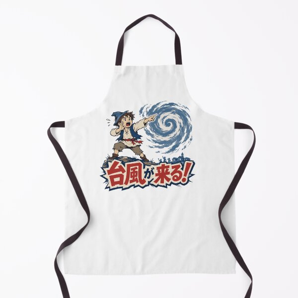 Item preview, The Typhoon Is Coming - Funny Storm Warning Illustration designed and sold by medicalkinoko.