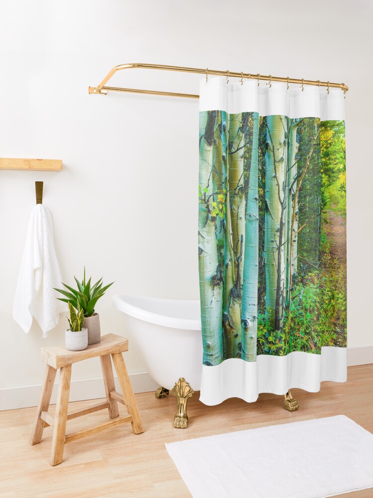 Alternate view of The Way Home Shower Curtain