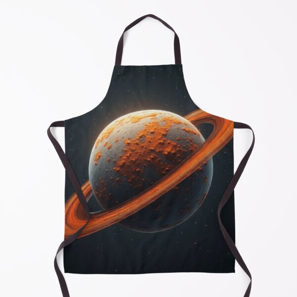 Item preview, Orange Grey Ringed Planet #2 designed and sold by Jadelight's AI Slop.