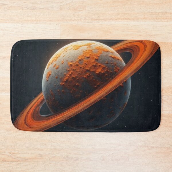 Item preview, Orange Grey Ringed Planet #2 designed and sold by Jadelight's AI Slop.