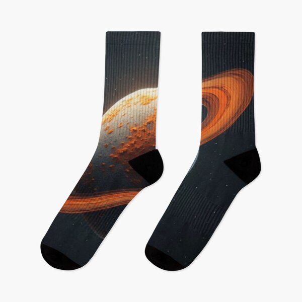 Item preview, Orange Grey Ringed Planet #2 designed and sold by Jadelight's AI Slop.