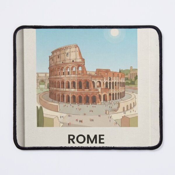 Item preview, Rome Colosseum & Arena Italy Europe Travel Poster designed and sold by ElartedeNoel.