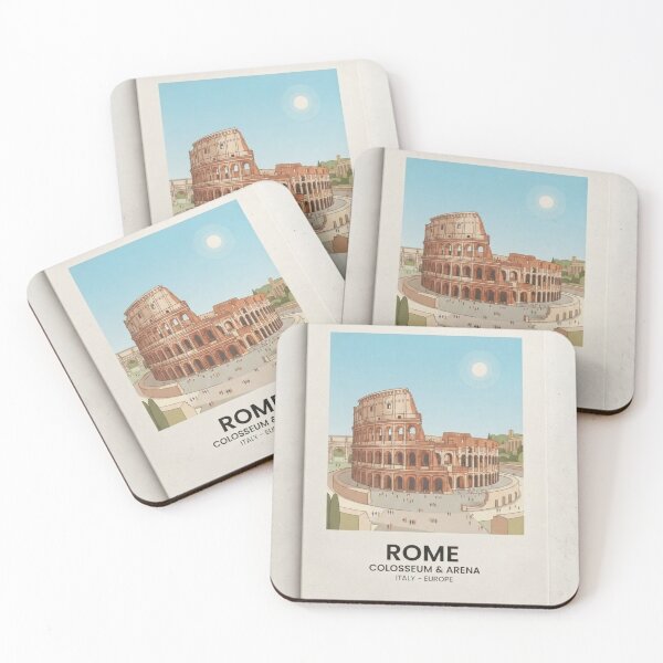 Item preview, Rome Colosseum & Arena Italy Europe Travel Poster designed and sold by ElartedeNoel.