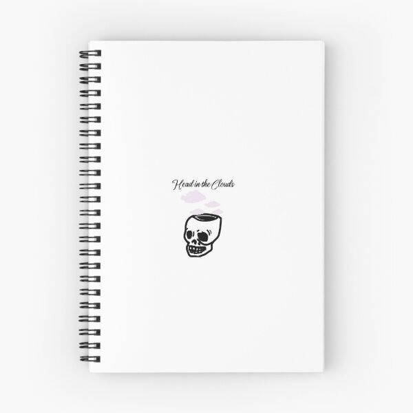 Item preview, Skull artwork head in the clouds  designed and sold by Brittany Broderick.