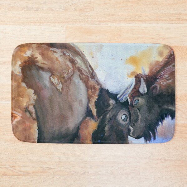 Item preview, Yellowstone Bison – Watercolor Wildlife Art designed and sold by The Pet Shop.