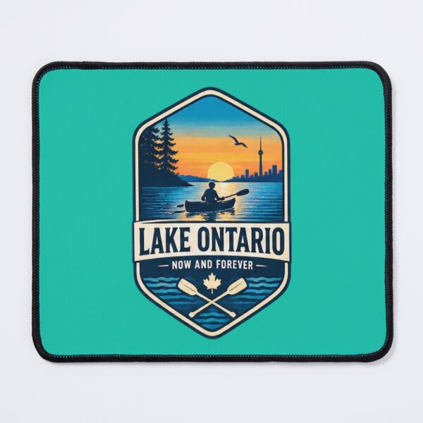 Item preview, Lake Ontario Kayaking Sunset Toronto Skyline Outdoor Adventure designed and sold by BearLoveDesign.