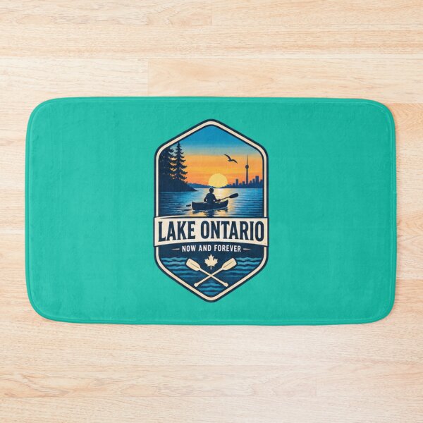 Item preview, Lake Ontario Kayaking Sunset Toronto Skyline Outdoor Adventure designed and sold by BearLoveDesign.