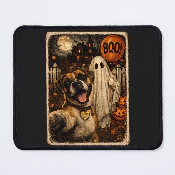 Item preview, Cute Boxer Dog Spooky Season Shirt Boxer Ghost Selfie Shirt, Funny Halloween Boo Dog Tee, Dog Lover Gift designed and sold by greatmar1.