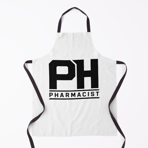 Aperçu de l'œuvre Pharmacien PH - Design de badge professionnel audacieux créée et vendue par medicalkinoko.
