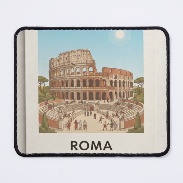 Item preview, Rome Colosseum & Arena Italy Europe Travel Poster designed and sold by ElartedeNoel.