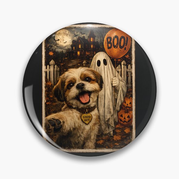 Item preview, Cute Shih Tzu Spooky Season Shirt Shih Tzu Ghost Selfie Shirt, Funny Halloween Boo Dog Tee, Dog Lover Gift designed and sold by greatmar1.
