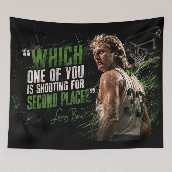 Item preview, Which one of you is shooting for second place - Larry Bird designed and sold by BallerQuotes.