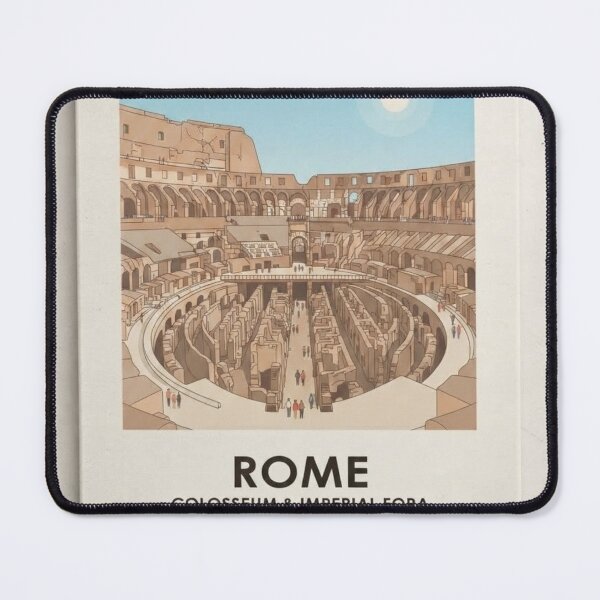 Item preview, Rome Colosseum & Arena Italy Europe Travel Poster designed and sold by ElartedeNoel.