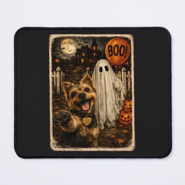 Item preview, Cute Yorkshire Terrier Spooky Season Shirt Yorkie Ghost Selfie Shirt, Funny Halloween Boo Dog Tee, Dog Lover Gift designed and sold by greatmar1.