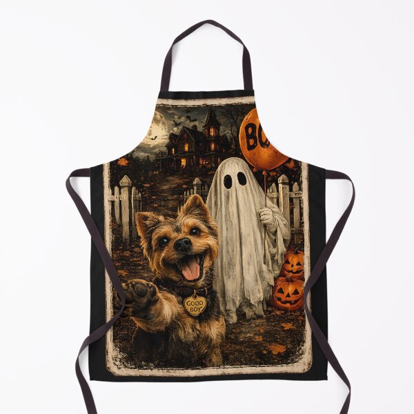 Item preview, Cute Yorkshire Terrier Spooky Season Shirt Yorkie Ghost Selfie Shirt, Funny Halloween Boo Dog Tee, Dog Lover Gift designed and sold by greatmar1.