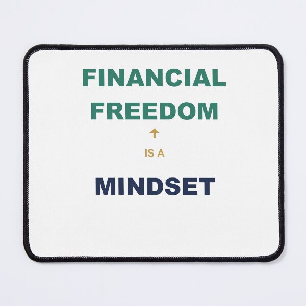 Item preview, Financial Freedom Mindset Quote designed and sold by AngaritaDesign.