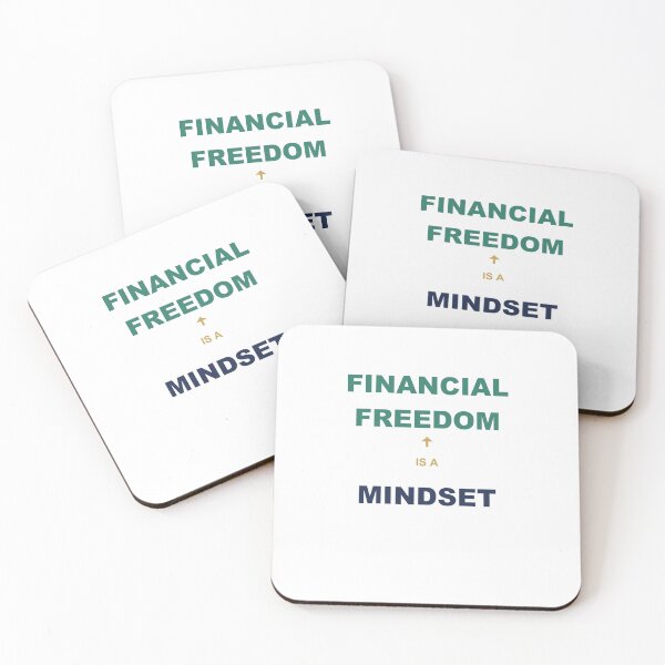 Item preview, Financial Freedom Mindset Quote designed and sold by AngaritaDesign.