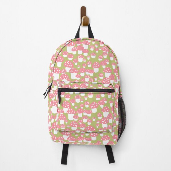 Item preview, Mini Mushrooms in Pink and Green and White designed and sold by YesterdayColl.