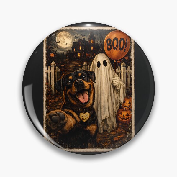 Item preview, Rottweiler Ghost Selfie Shirt, Funny Halloween Boo Dog Tee, Cute Rottweiler Lover Gift designed and sold by greatmar1.