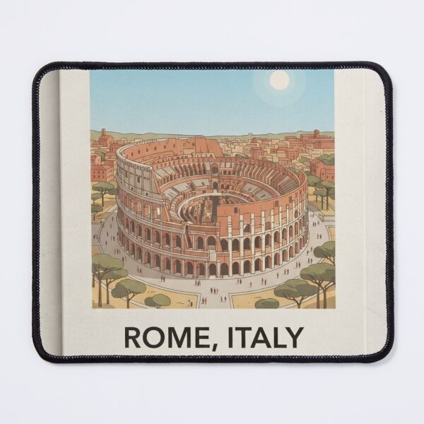 Item preview,  Rome Colosseum & Arena Italy Europe Travel Poster designed and sold by ElartedeNoel.