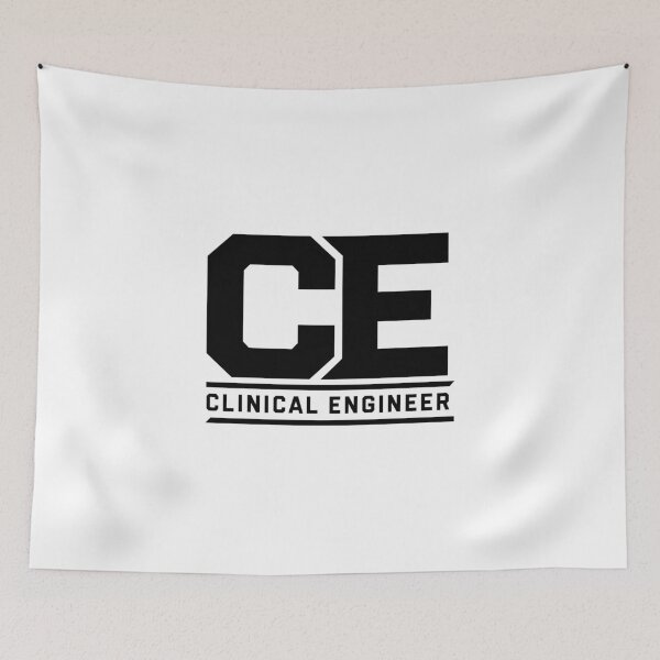 Item preview, CE Clinical Engineer - Bold Professional Badge Design designed and sold by medicalkinoko.