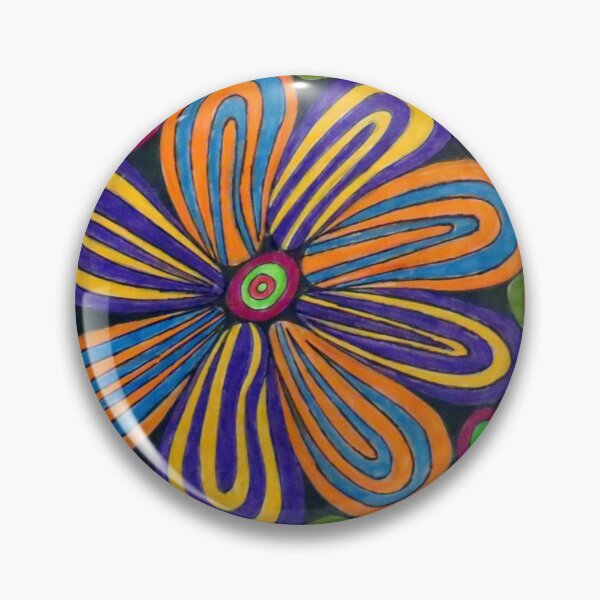 Item preview, 1128 - SWIRLING FLORAL DESIGN - DAVE EDWARDS - MIXED MEDIA - 2026 designed and sold by BLYTHART.