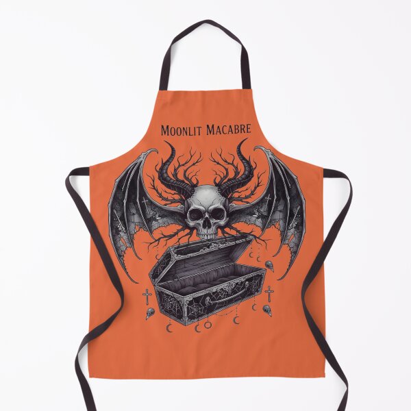 Item preview, Horned Skull Bat Wings Coffin Graphic designed and sold by Exquisite Design Studio „Paculówka”.