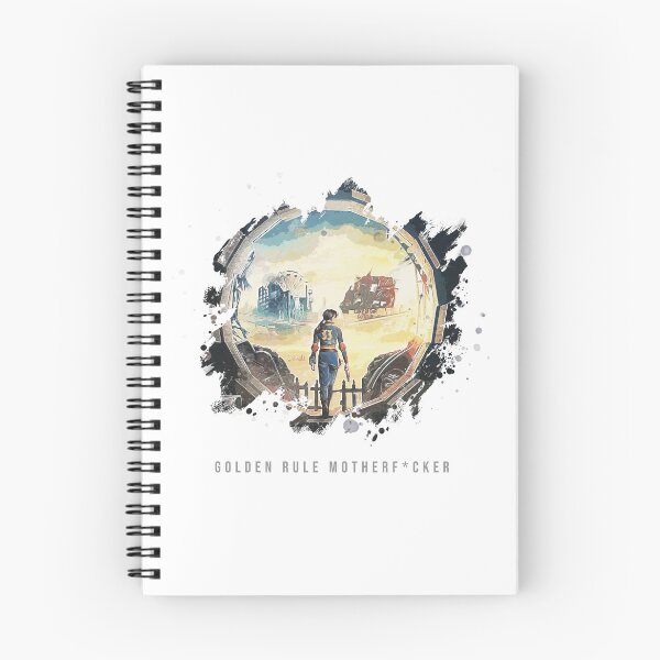 Item preview, Golden Rule Motherf*cker - Fallout Vault 33 Watercolor Art designed and sold by qfa Originals.