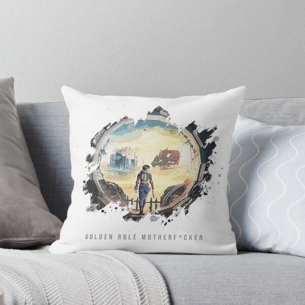 Item preview, Golden Rule Motherf*cker - Fallout Vault 33 Watercolor Art designed and sold by qfa Originals.