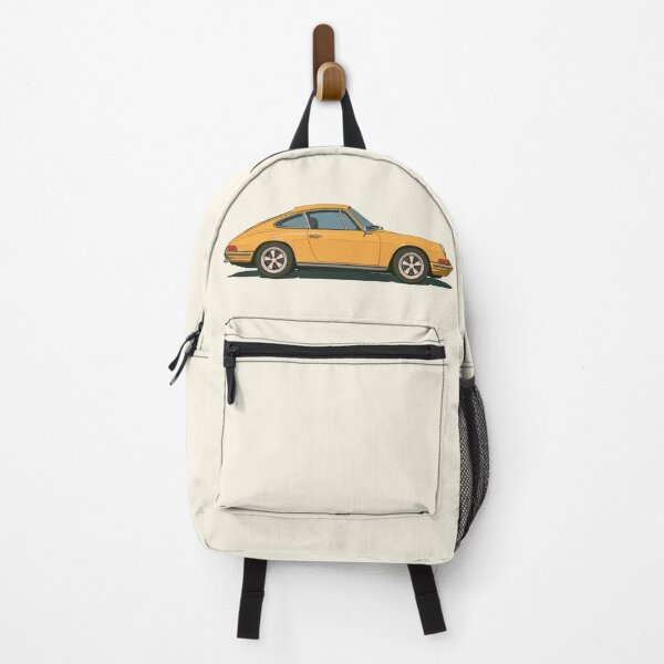 Aperçu de l'œuvre Illustration d'une Porsche 964 911 jaune vintage créée et vendue par blackdogshop.