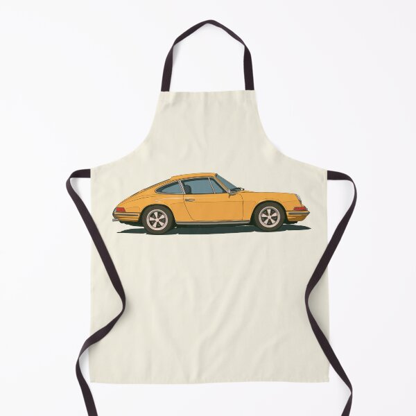 Item preview, Vintage Yellow Porsche 964 911 Illustration designed and sold by blackdogshop.