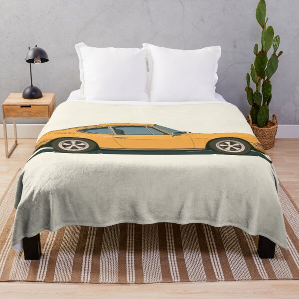 Item preview, Vintage Yellow Porsche 964 911 Illustration designed and sold by blackdogshop.