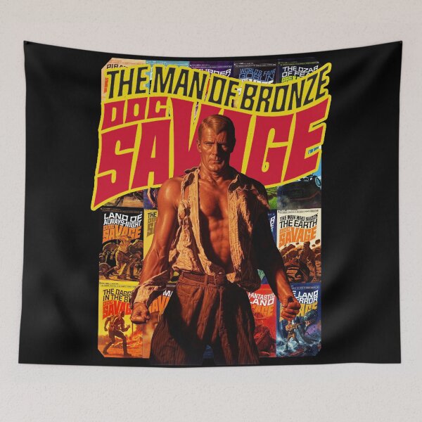 Item preview, Doc Savage: The Man of Bronze Collage designed and sold by red-leaf.