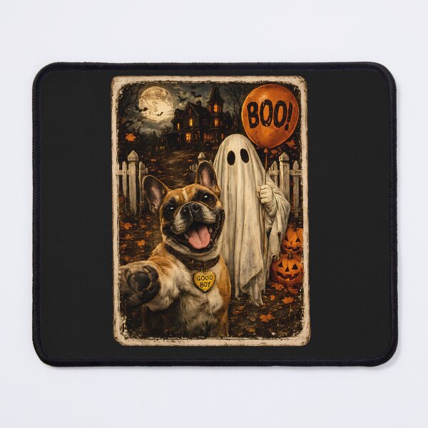 Item preview, French Bulldog Ghost Selfie Shirt, Funny Halloween Boo Dog Tee, Cute Frenchie Lover Gift designed and sold by greatmar1.