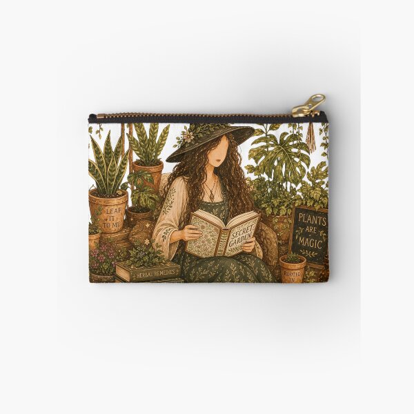 Item preview, Cottagecore Witch Reading - Lost In A Good Book  designed and sold by JessArty ⭐⭐⭐⭐⭐.