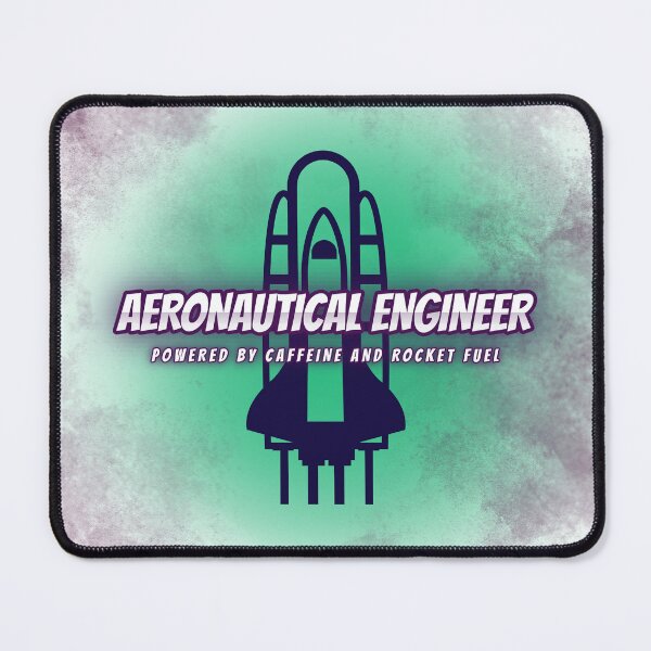 Item preview, Aeronautical Engineers Powered by Caffeine and Rocket Fuel designed and sold by GrammysGarage.