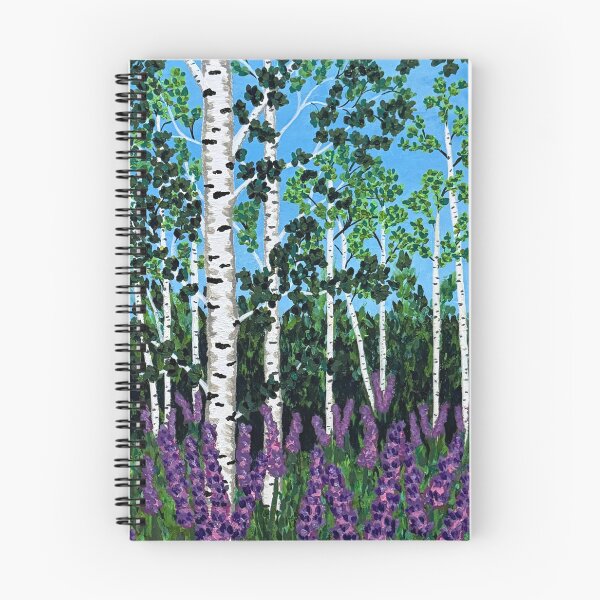 Item preview, Purple Beauties in the Trees designed and sold by Krista-Joan-Art.