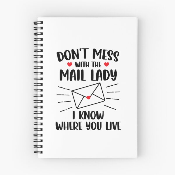 Item preview, Don't Mess With The Mail Lady Funny Postal Worker Mailman Postwoman designed and sold by gunaone-design.