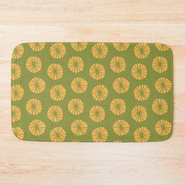 Item preview, Mod Dandelions in Green and Gold Yellow designed and sold by YesterdayColl.