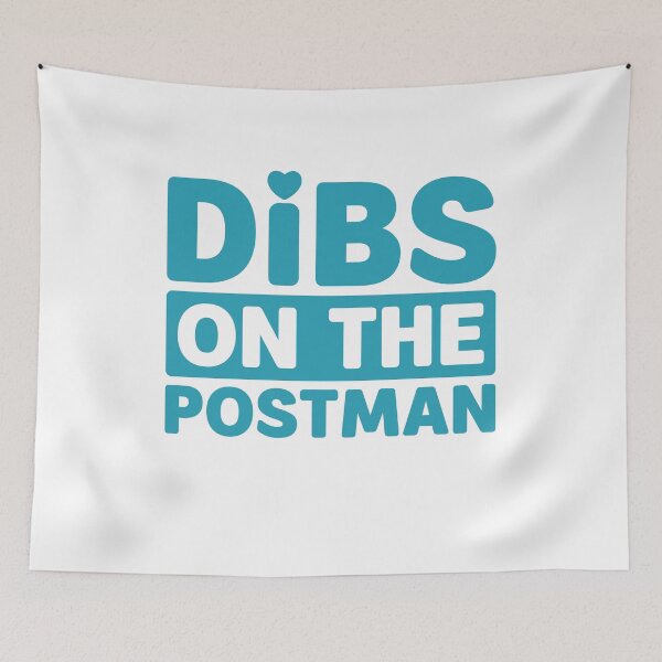 Item preview, Dibs on The Postman - Funny Mail Carrier Mailman Wife Postal Worker Partner designed and sold by gunaone-design.