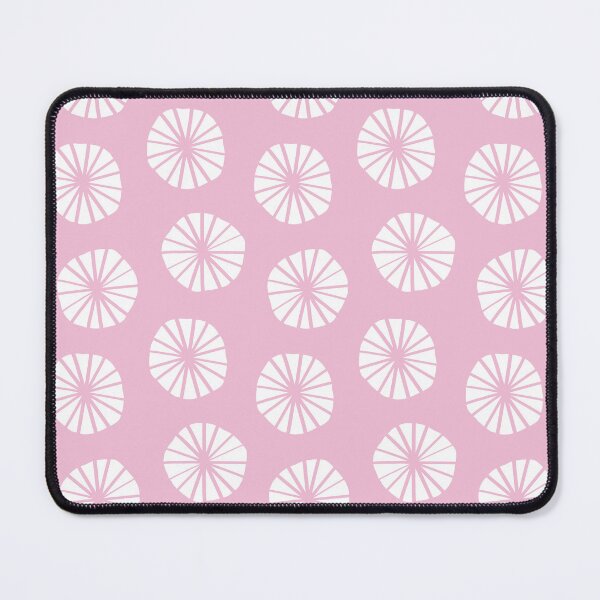 Item preview, Mod Dandelions in Pink and White designed and sold by YesterdayColl.