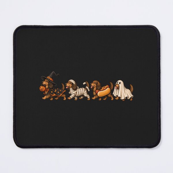 Item preview, Halloween Dachshund Costumes Shirt, Spooky Wiener Dog Graphic Tee designed and sold by greatmar1.