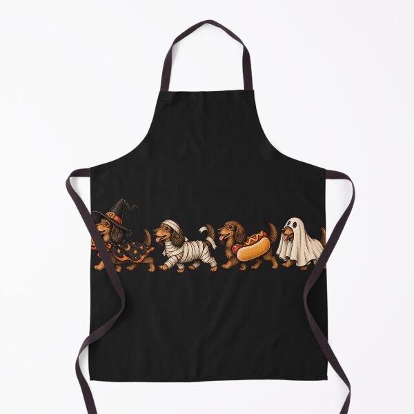 Item preview, Halloween Dachshund Costumes Shirt, Spooky Wiener Dog Graphic Tee designed and sold by greatmar1.