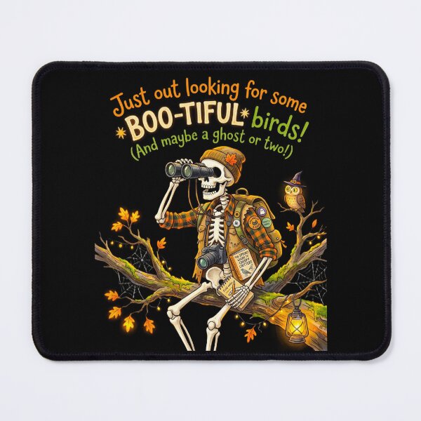 Item preview, Boo-tiful Birds Funny Skeleton Birdwatching Halloween designed and sold by 519xdesign.