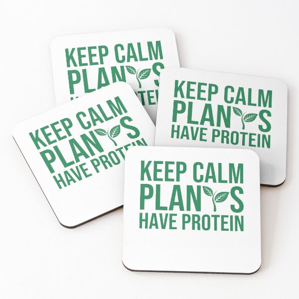 Item preview, Keep Calm Plants Have Protein - Healthy Food designed and sold by gunaone-design.