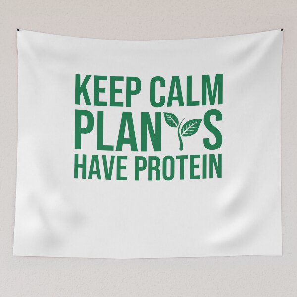 Item preview, Keep Calm Plants Have Protein - Healthy Food designed and sold by gunaone-design.