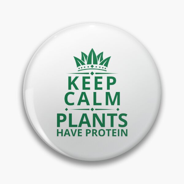 Item preview, Keep Calm Plants Have Protein - Funny Vegetarian Vegan Protein designed and sold by gunaone-design.