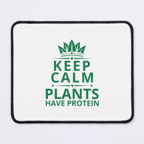 Item preview, Keep Calm Plants Have Protein - Funny Vegetarian Vegan Protein designed and sold by gunaone-design.